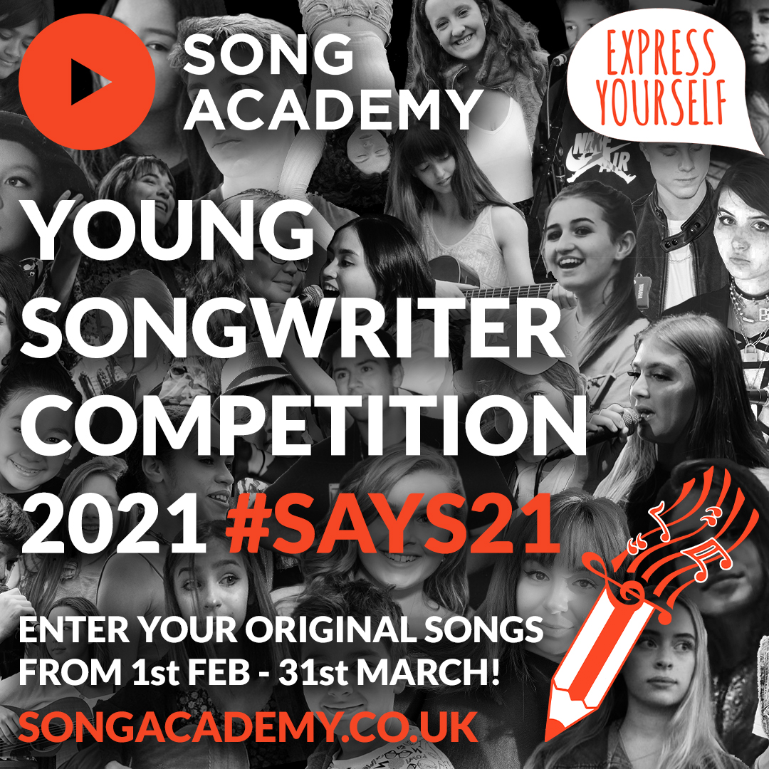 The Young Songwriter 2021 competition Youth Music Network